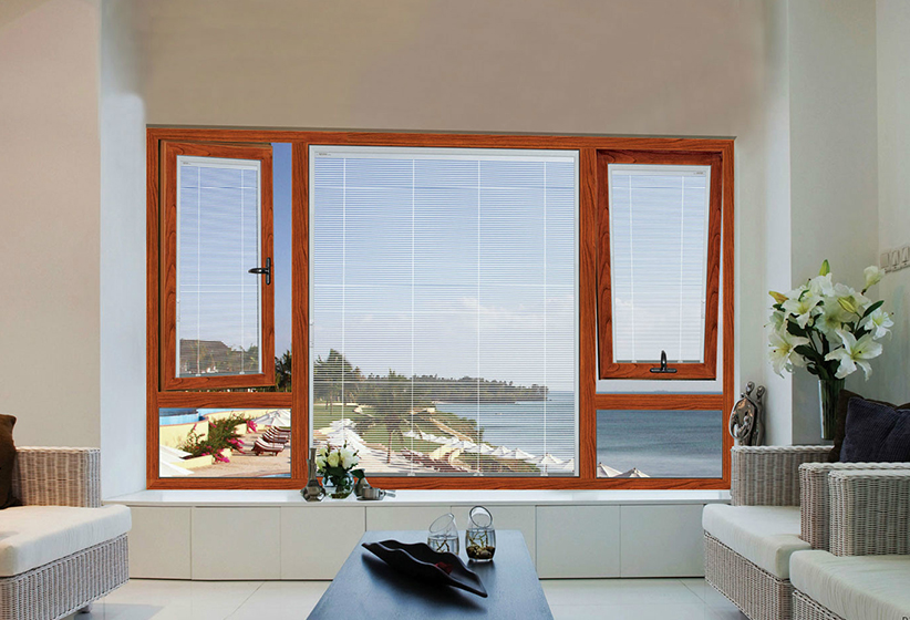 Broken bridge screen window outside