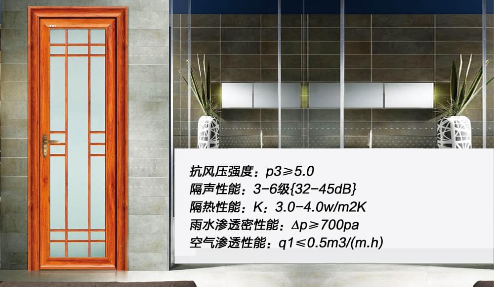 b旺府系列铝合金卫生间门产品参数 b旺府系列铝合金卫生间门产品参数