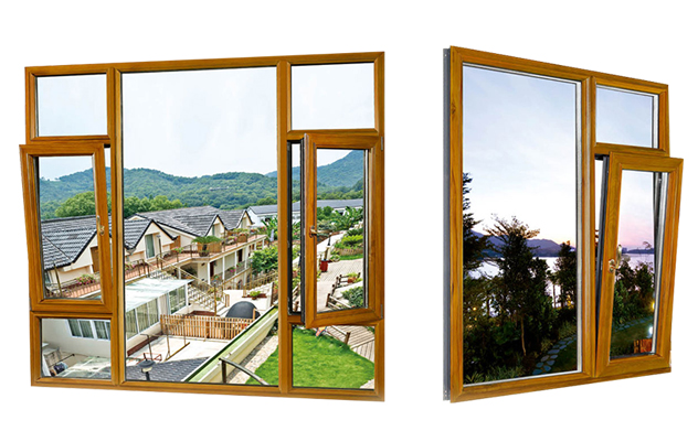 铝包木断桥平开窗系列