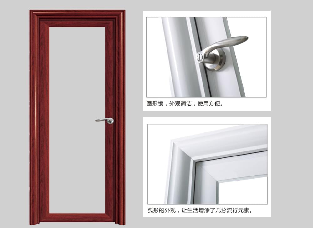 银弧平开门产品描述 银弧平开门产品描述